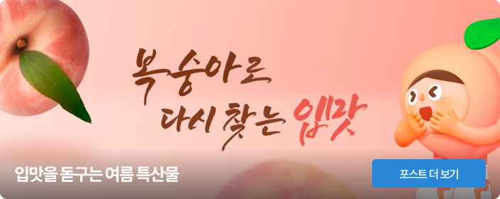 입맛을 돋구는 여름 특산물