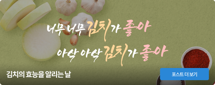 김치의 효능을 알리는 날