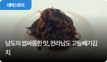 남도의 쌉싸름한 맛, 전라남도 고들빼기김치